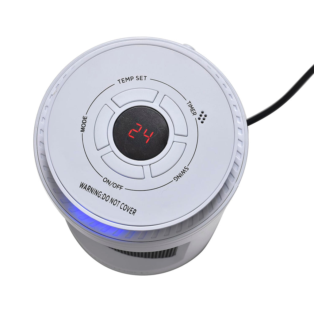 Ceramic PTC Portable Heater (600-1200W) - White