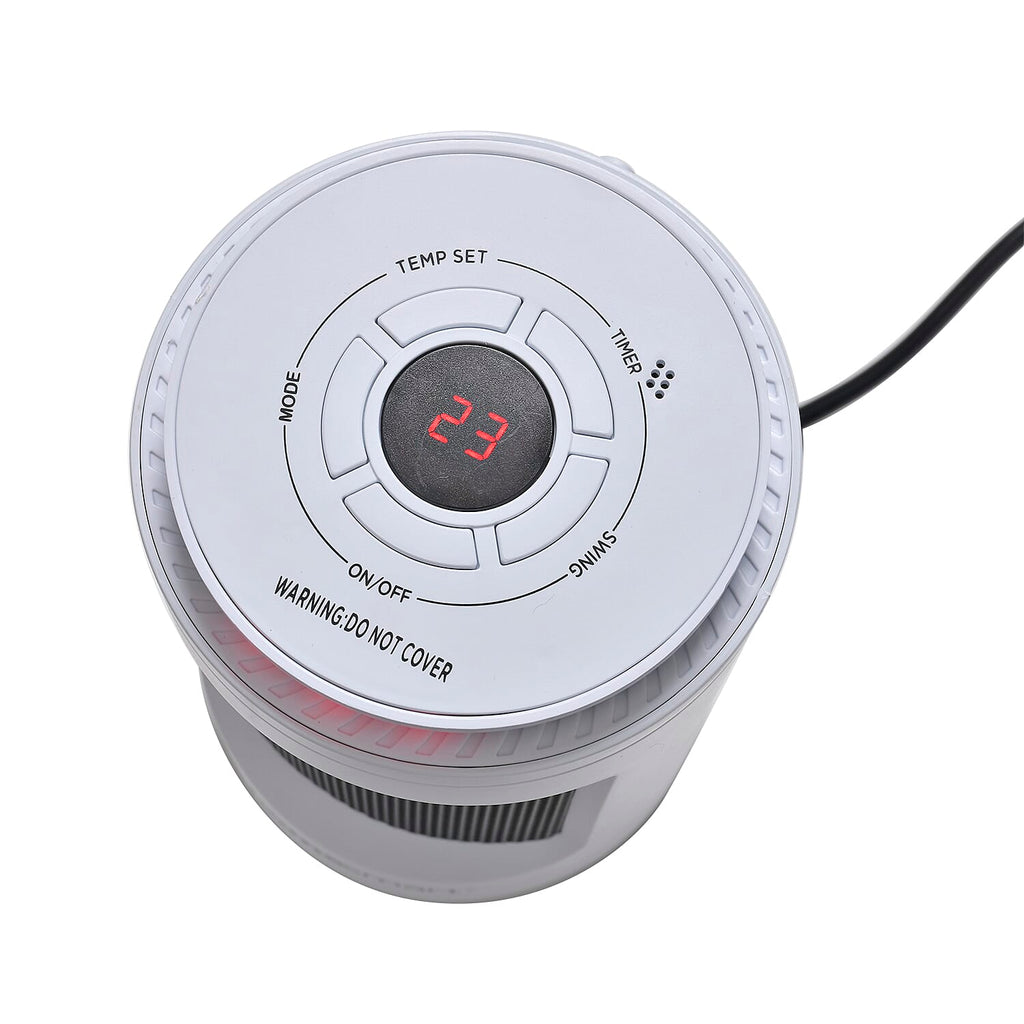 Ceramic PTC Portable Heater (600-1200W) - White