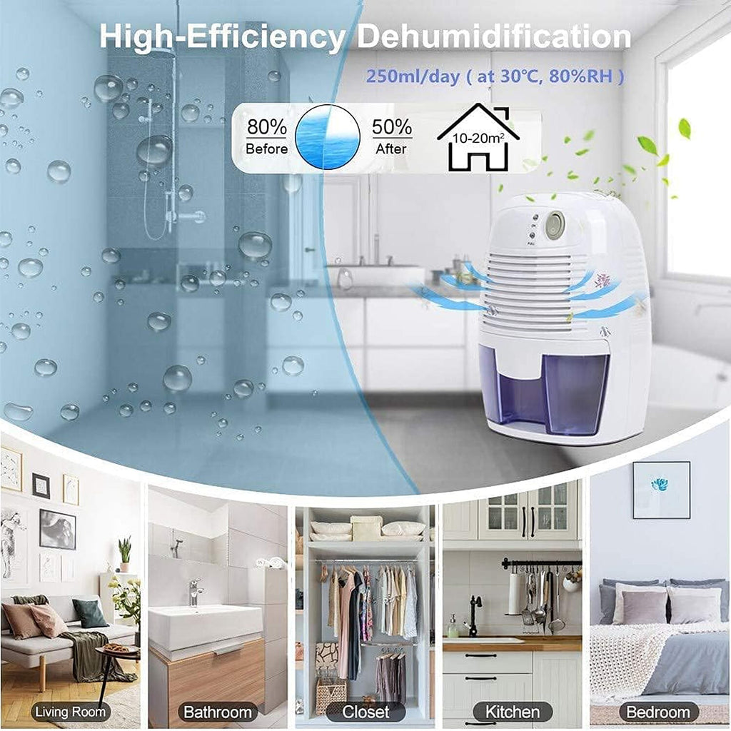 Dehumidifier with Auto Shut-off feature - White