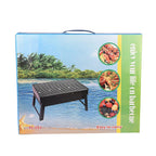 Portable Outdoor Folding BBQ Grill (Size 35x27x20cm) -  Black