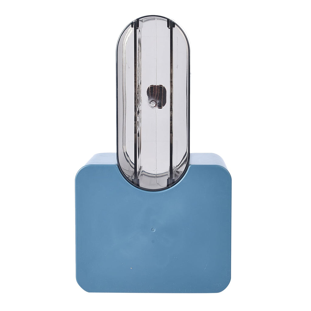 Portable Transparent Earrings Display Jewellery Organiser with 2 Drawer (Size 31x18x13 cm) - Blue