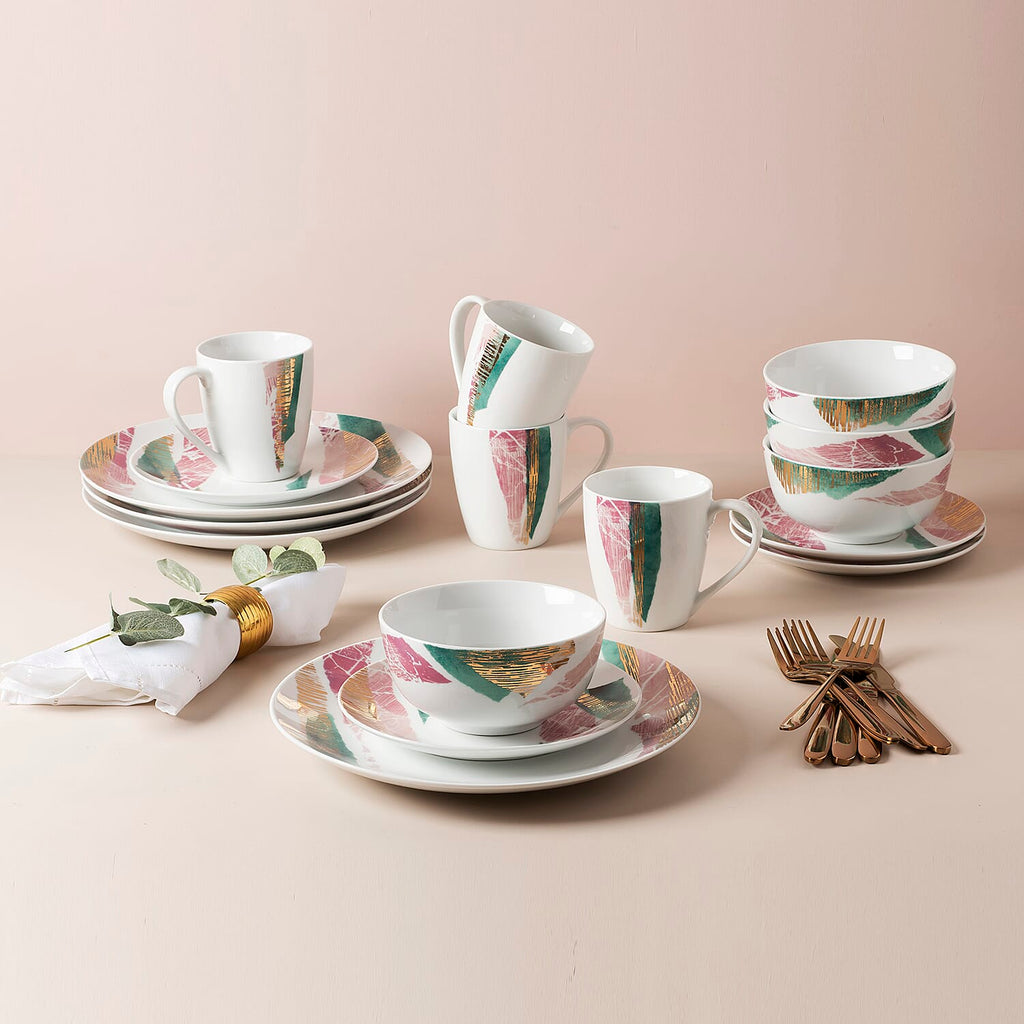 Portmeirion Studio Torn 16 Piece Set- Multi