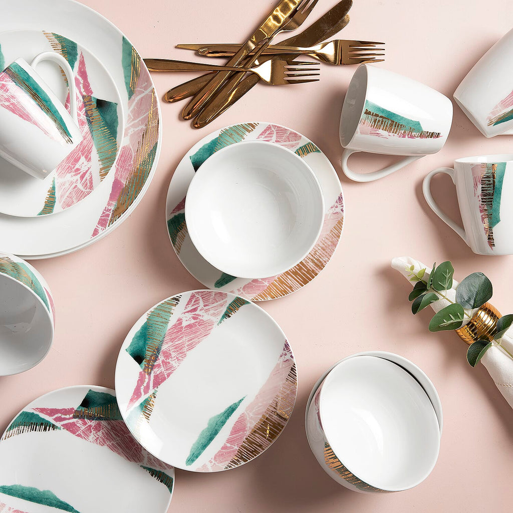 Portmeirion Studio Torn 16 Piece Set- Multi