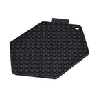 Set of 4 Heat-Resistant Silicone Pot Holders - Black
