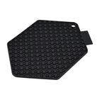 Set of 4 Heat-Resistant Silicone Pot Holders - Black