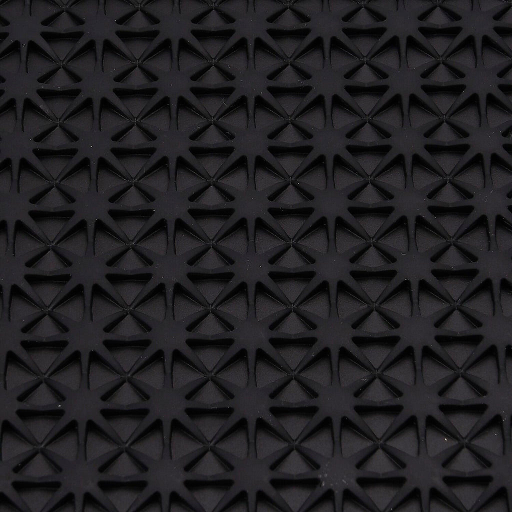 Set of 4 Heat-Resistant Silicone Pot Holders - Black