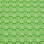 Set of 4 Hexagonal Silicone Potholders - Green