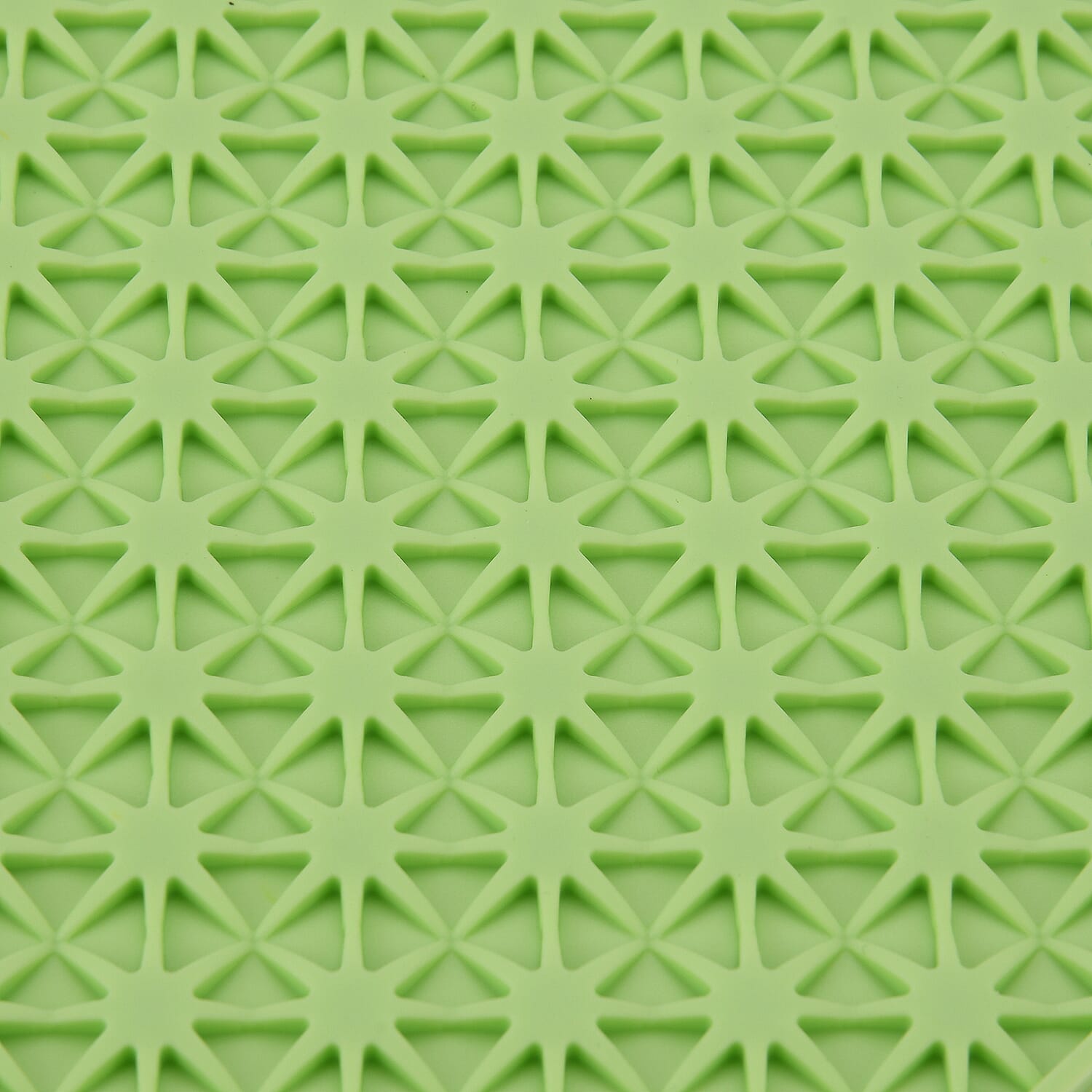 Set of 4 Hexagonal Silicone Potholders - Green