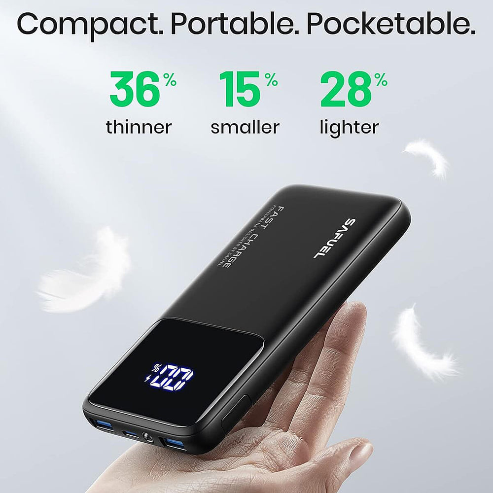 10500 mAh Power Bank - Black