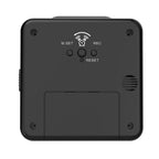 Precision Radio Controlled Alarm Clock - Analog Display with Snooze & Light (AA Battery Not Incl.) - Black