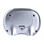 Digital Radio Controlled Alarm Clock - Time, Date, Temperature, Snooze & Backlight (2xAA Battery not Incl.) - Silver