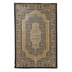 Polyester Traditional Rug and Door Mat (Size 120x1 cm) - Yellow & Yellow