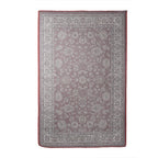 Polyester Traditional Rug and Door Mat (Size 120x1 cm) - Red & Yellow