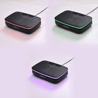 Soulsmart RGB Vibration Platform with Bluetooth Speaker - Black