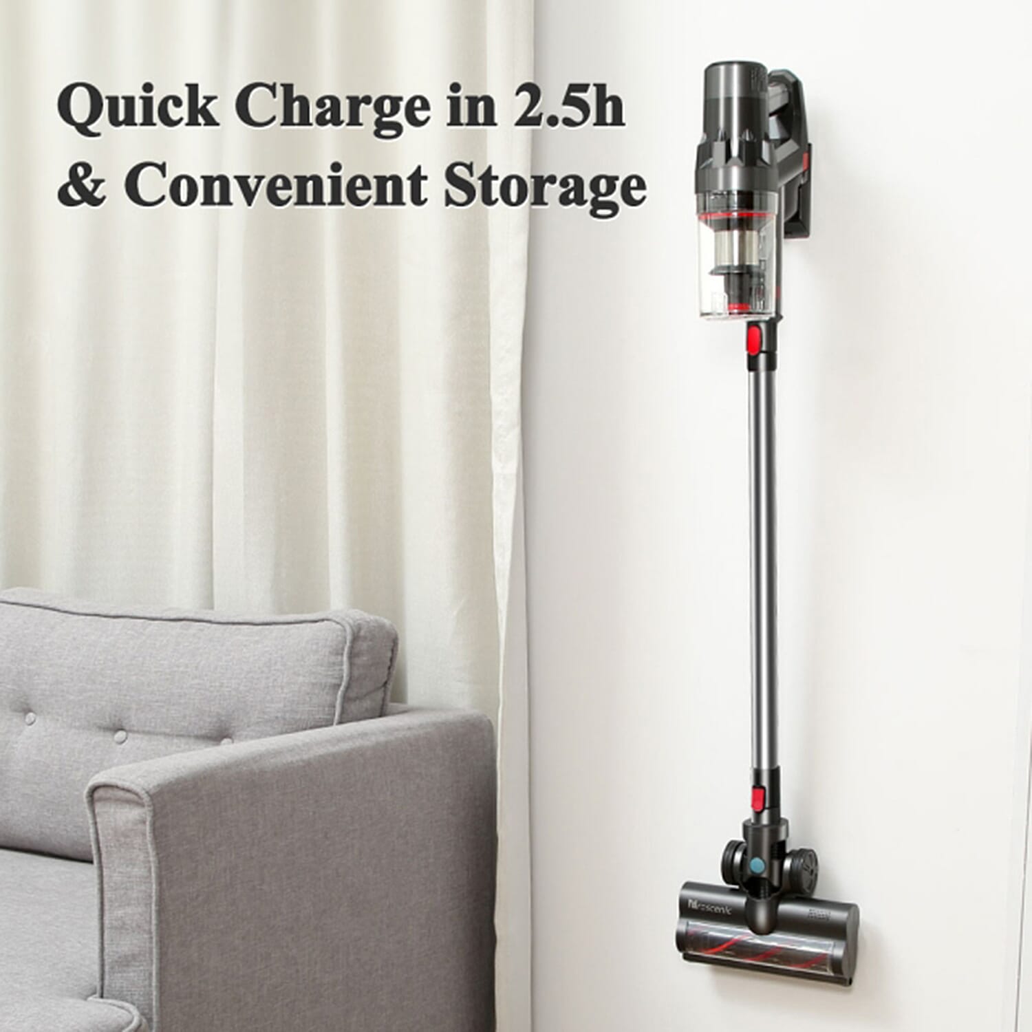 Vacuum (Size 25x120 cm) - Black