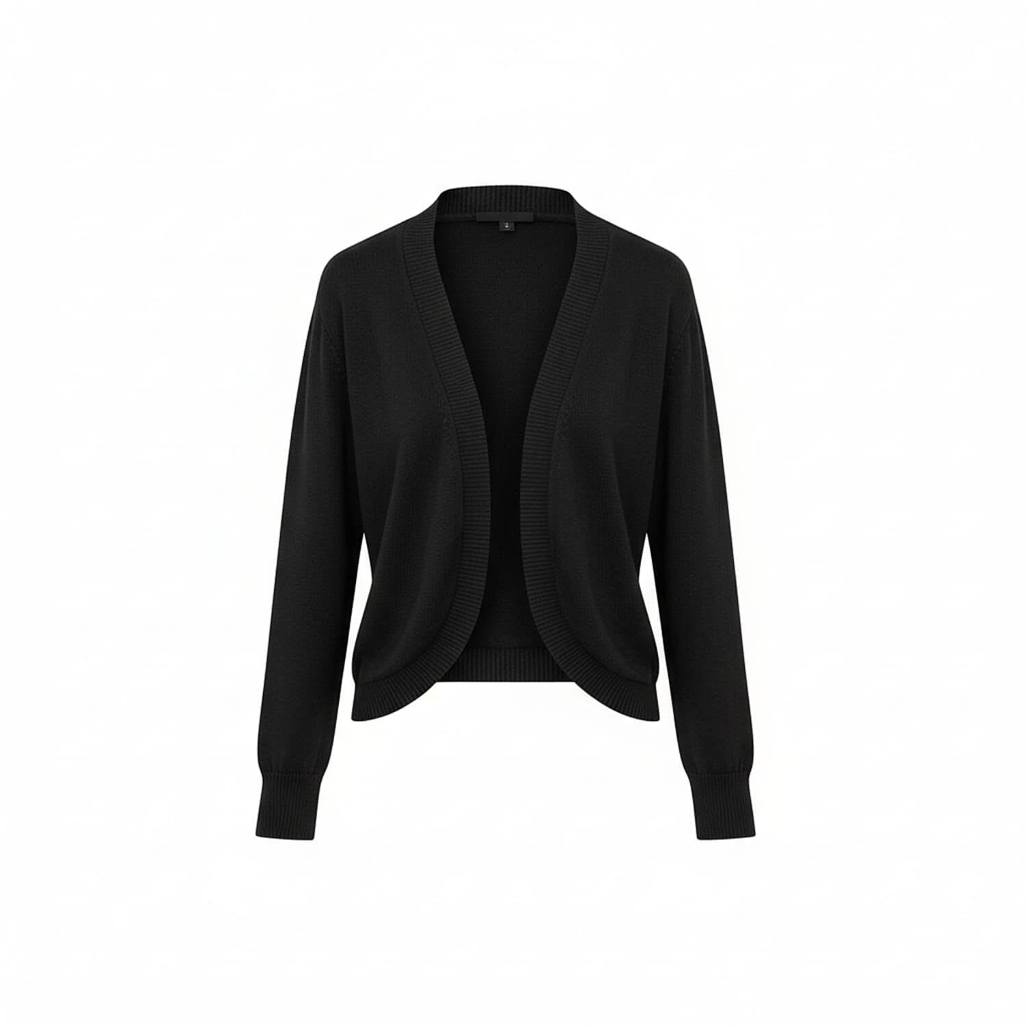 Pure And Natural Acrylic Cardigan (Size L to XL) - Black