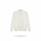Pure And Natural Acrylic Cardigan (Size L to XL) - White