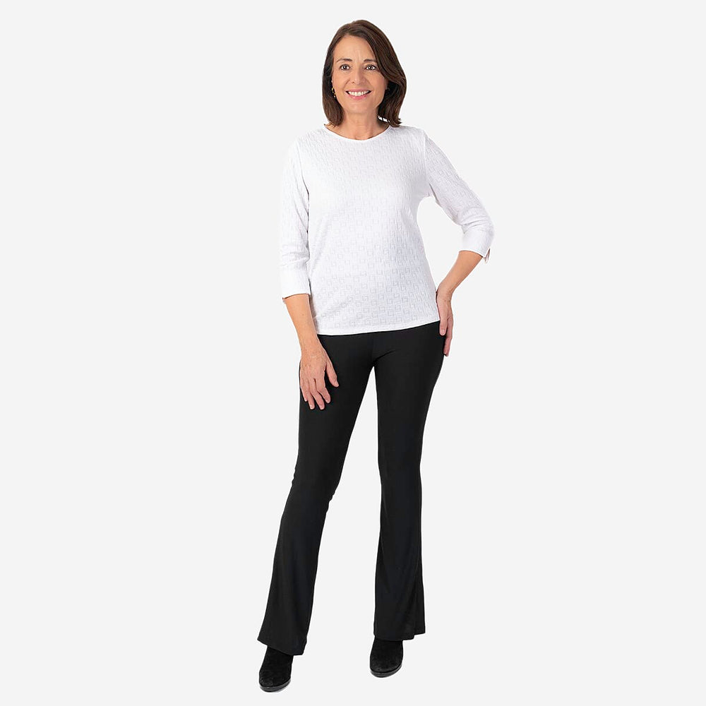 Pure And Natural Auburn Top (Size 10-12) - Ivory