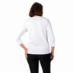 Pure And Natural Auburn Top (Size 10-12) - Ivory