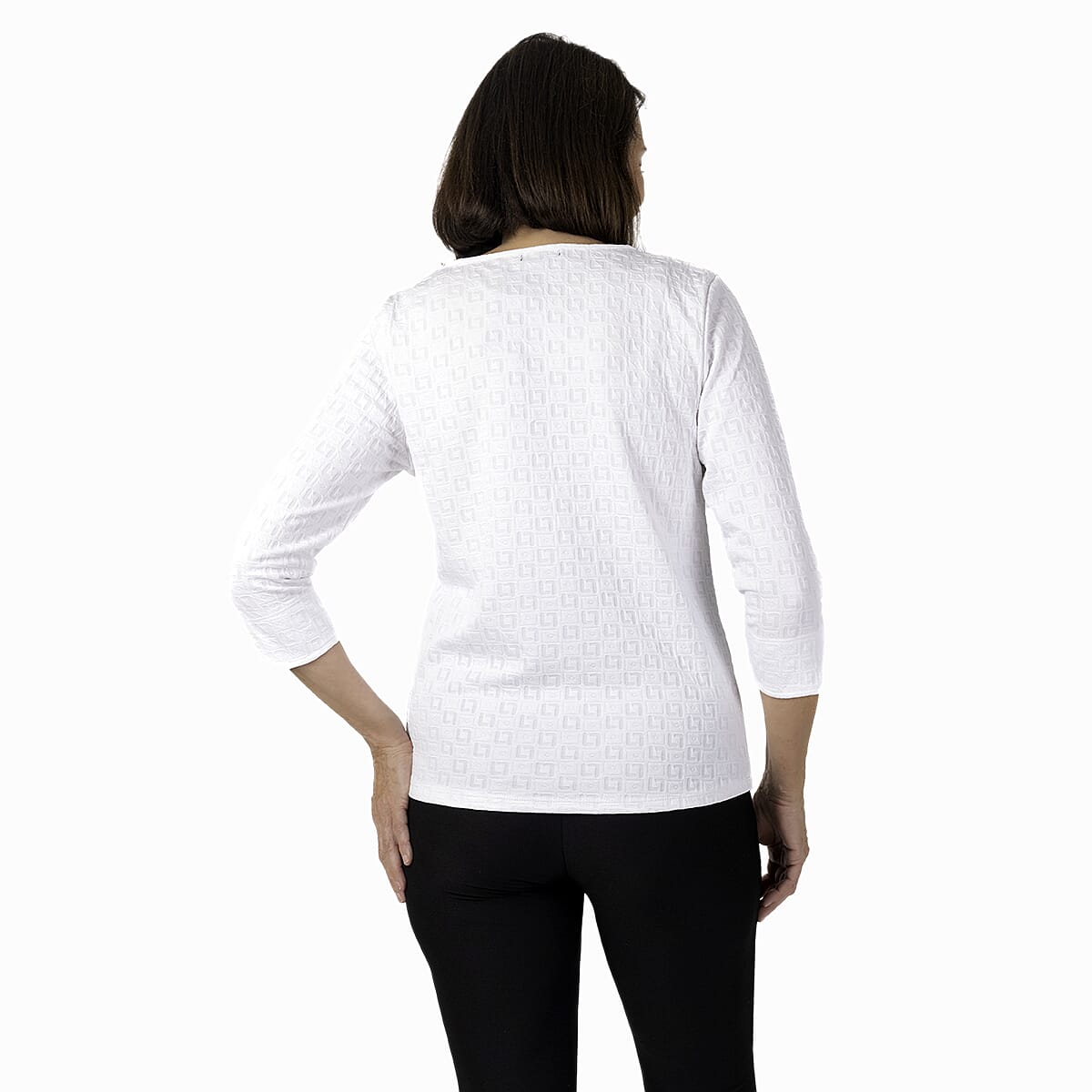 Pure And Natural Auburn Top (Size 10-12) - Ivory