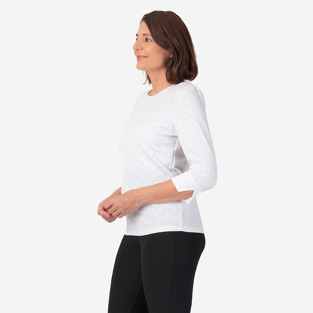 Pure And Natural Auburn Top (Size 18-20) - Ivory
