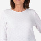 Pure And Natural Auburn Top (Size 18-20) - Ivory