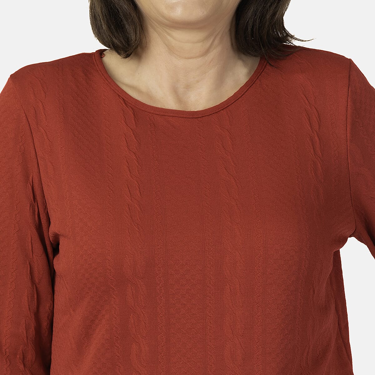 Pure And Natural Auburn Top (Size 18-20) - Red
