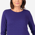 Pure And Natural Auburn Top (Size 22-24) - Purple