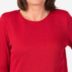 Pure And Natural Auburn Top (Size 22-24) - Red