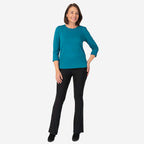 Pure And Natural Auburn Top (Size 22-24) - Teal