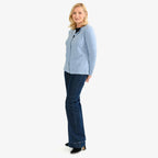 Pure and Natural Crew Neck Cardigan (Size 20) - Dusty Blue