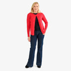 Pure And Natural Crew Neck Cardigans (Size 20) - Red