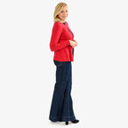 Pure And Natural Crew Neck Cardigans (Size 20) - Red