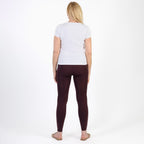 Pure And Natural Fleece Leggings (Size M-L) - Burgandy