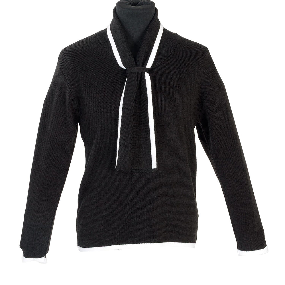 Pure And Natural Scarf Jumper (Size XL) - Black