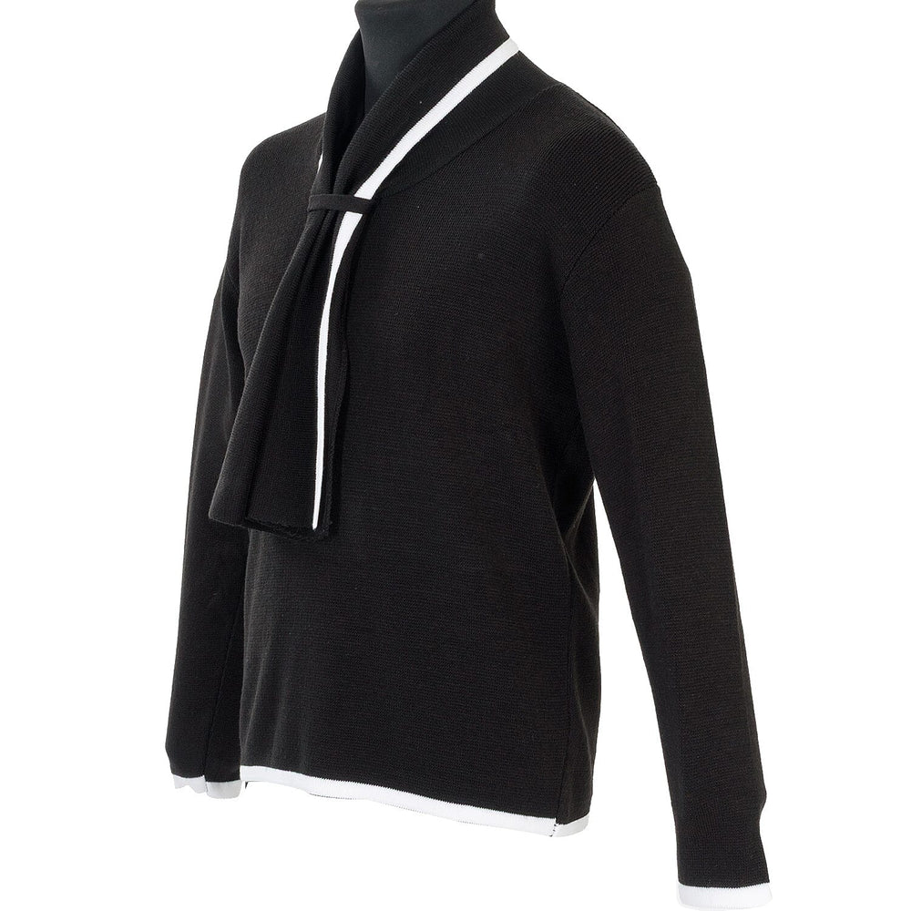 Pure And Natural Scarf Jumper (Size XL) - Black