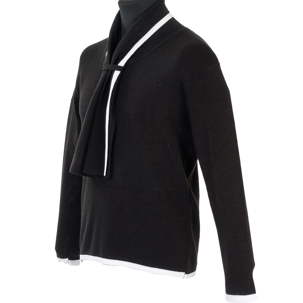 Pure And Natural Scarf Jumper (Size XL) - Black