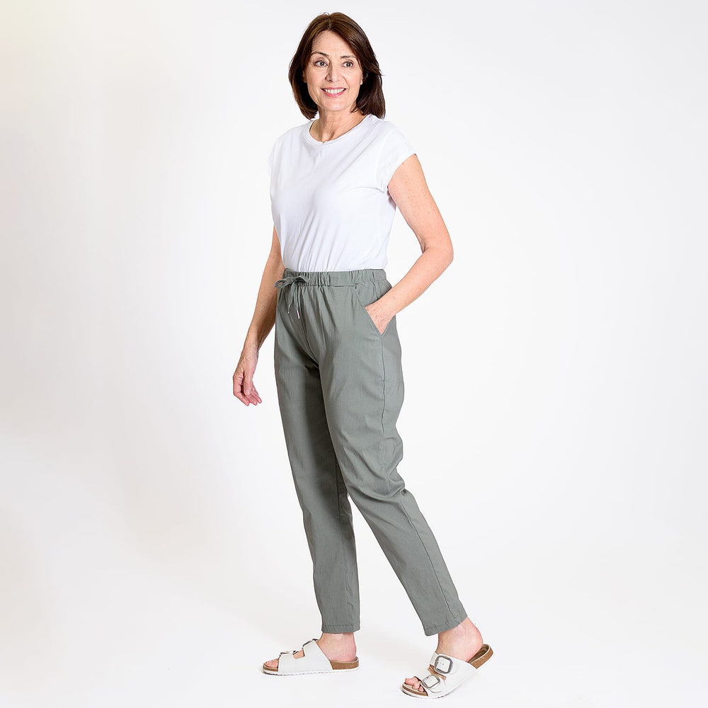 Pure and Natural - Ladies Trouser (Size 12) - Khaki