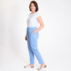 Pure and Natural - Ladies Trouser (Size 12) - Light Blue