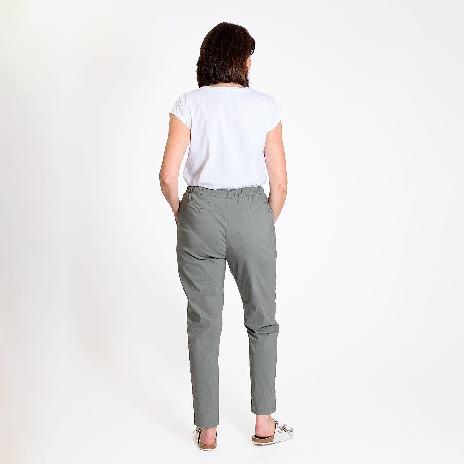 Pure and Natural - Ladies Trouser (Size 14) - Khaki