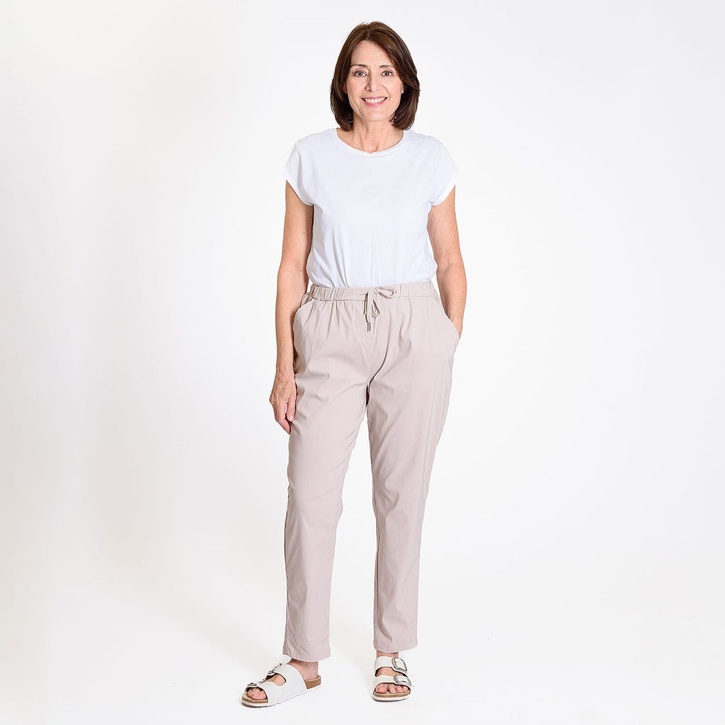 Pure and Natural - Ladies Trouser (Size 18)- Stone