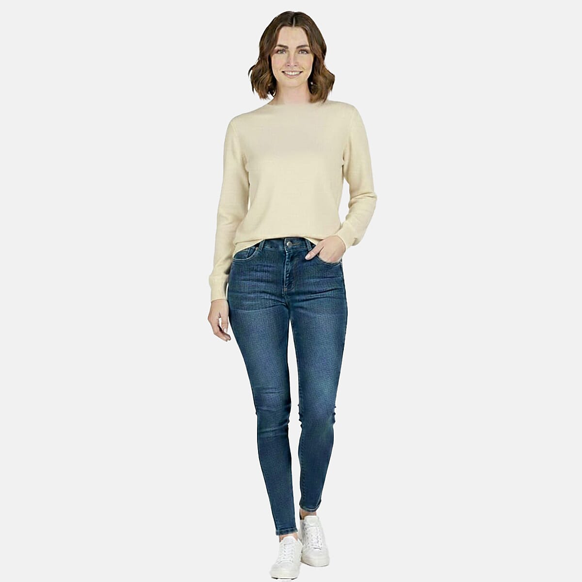 Pure And Natural Super Soft Touch Jumper (Size 20) - Lemon