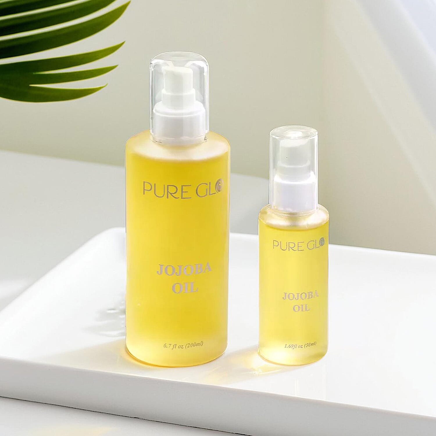 Pure Glo Cold Pressed Natural Jojoba Oil - 200ml - 50ml