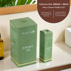 Pure Glo Cold Pressed Natural Jojoba Oil - 200ml - 50ml