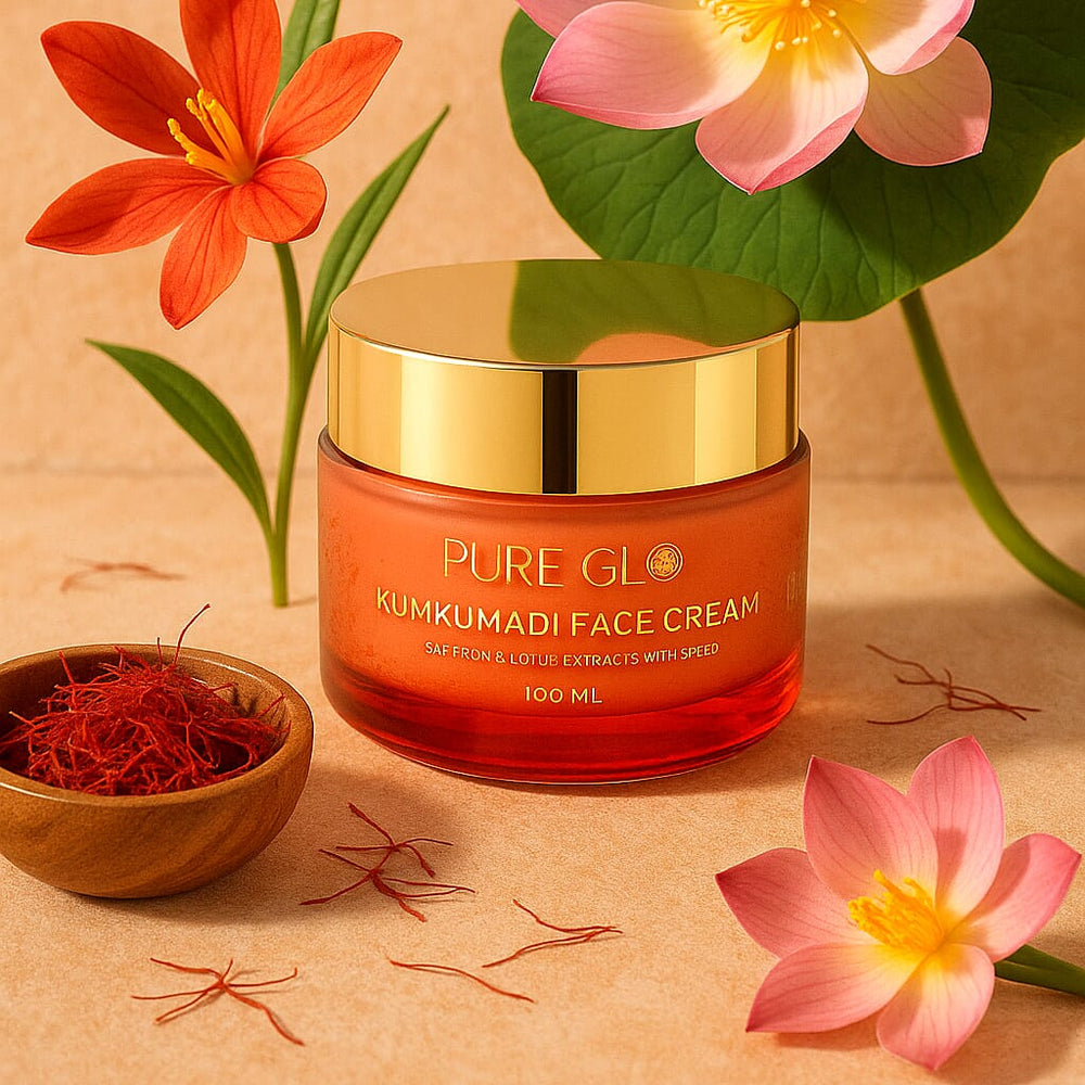 Pure Glo Kumkumadi Facial Cream with SPF 50 - 100ml