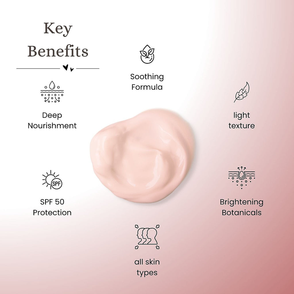 Pure Glo Kumkumadi Facial Cream with SPF 50 - 100ml