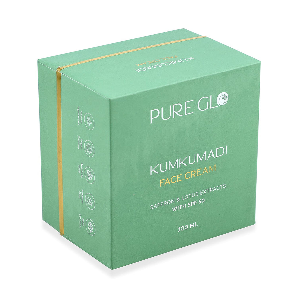 Pure Glo Kumkumadi Facial Cream with SPF 50 - 100ml