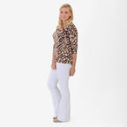 Pure & Natural Round Neck 75% ViscoseTop (Size 22-24) - Brown