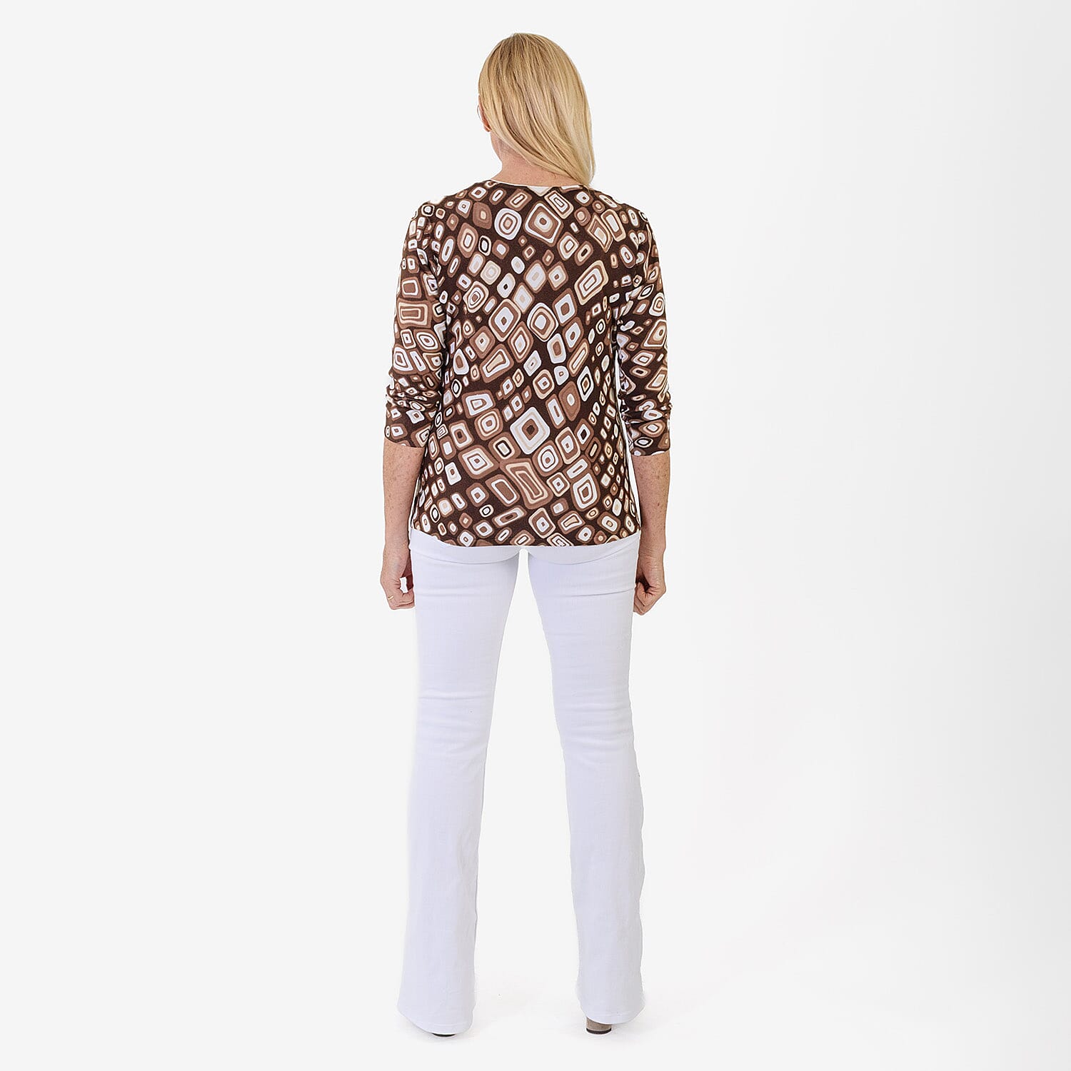 Pure & Natural Round Neck 75% ViscoseTop (Size 22-24) - Brown