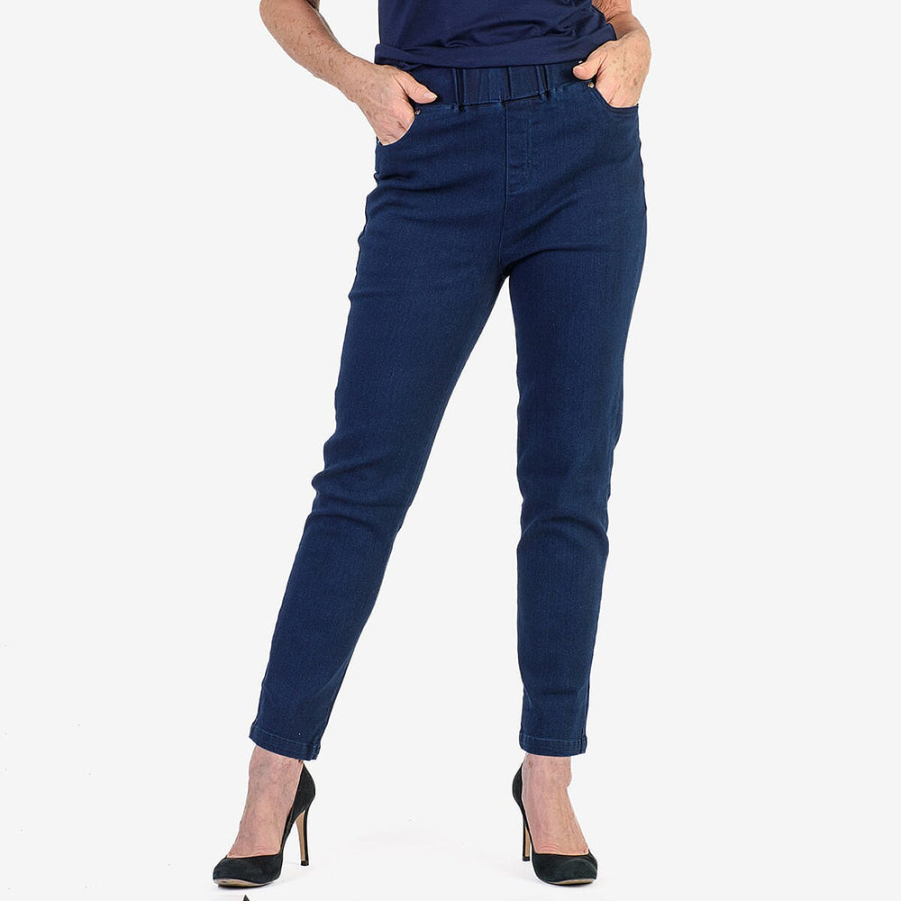 Pure & Natural Straight Leg Denim Jeans (Size 14) - Denim